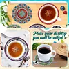 8Pcs DIY Mandala Diamond Painting Coasters Set With Holder