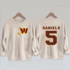 Jayden Daniels Washington Commanders Sweatshirt