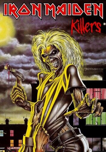 IRON MAIDEN POSTER - ALBUM ART KILLERS - Photo Poster painting QUALITY INSERT -  POST!