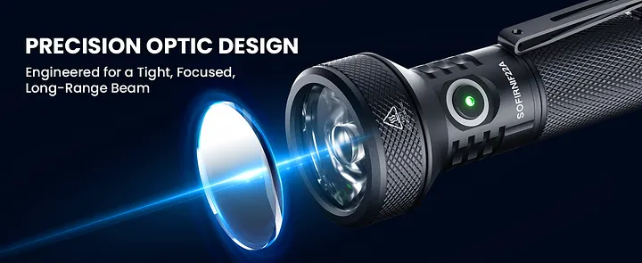 Sofirn IF22A 2100LM Thrower Flashlight - 690m Range