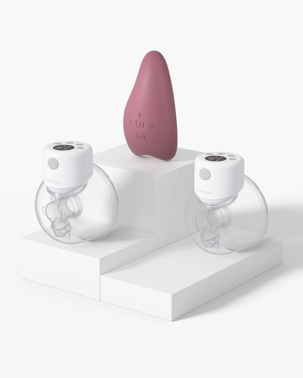 S12 Double Wearable Breast Pump and One Lactation Massager