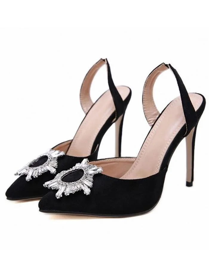 Elegant Stiletto Heel Summer Evening Sandals