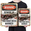 Warning - Vintage Metal Signs(12*16Inch) - Warning