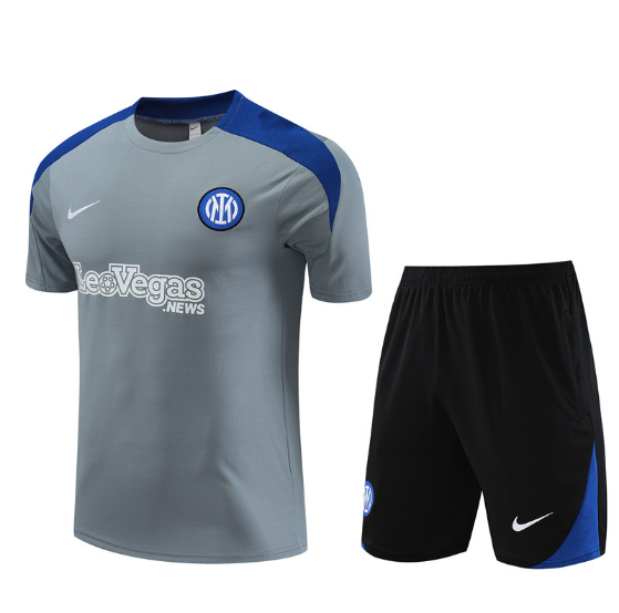 24/25 Inter Milan Training Kit Short Sleeve Football Shirt Thai Quality