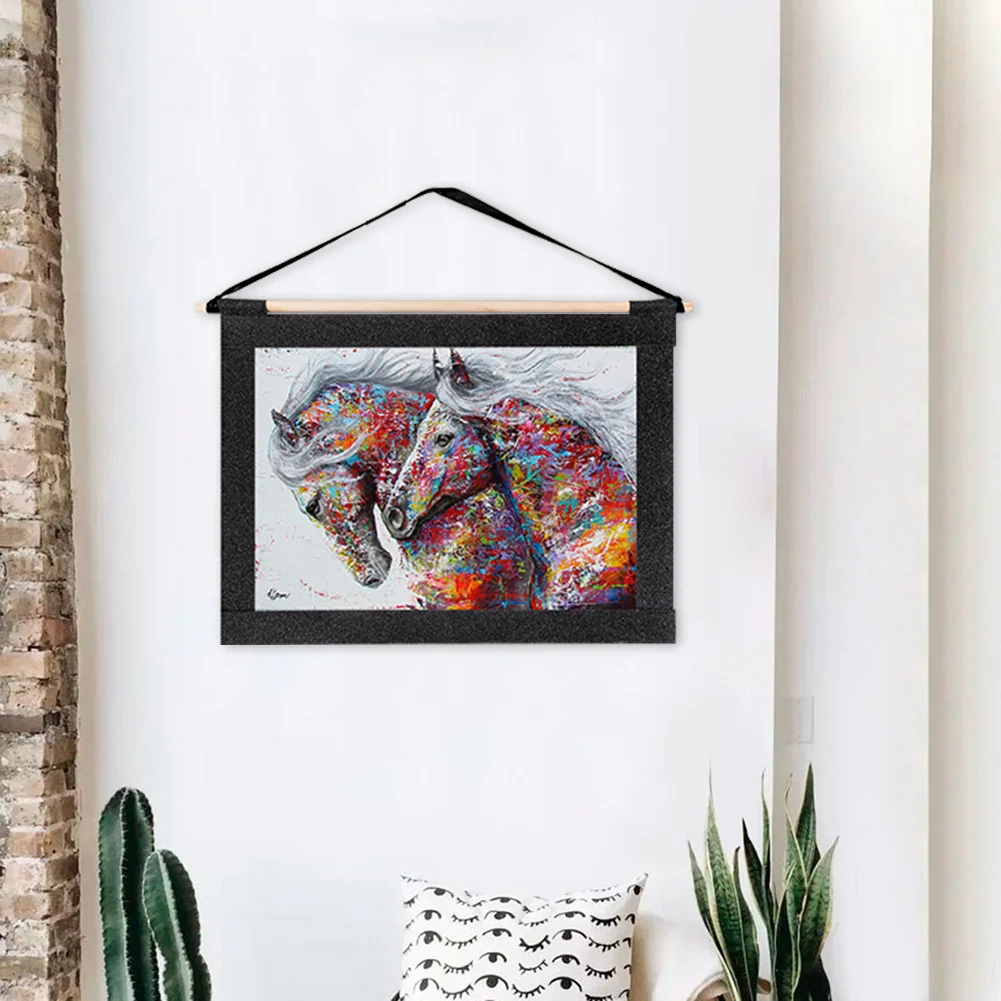 DIY Diamond Painting Wall Hanging Decor Poster Photo Frame Accessory (53cm)