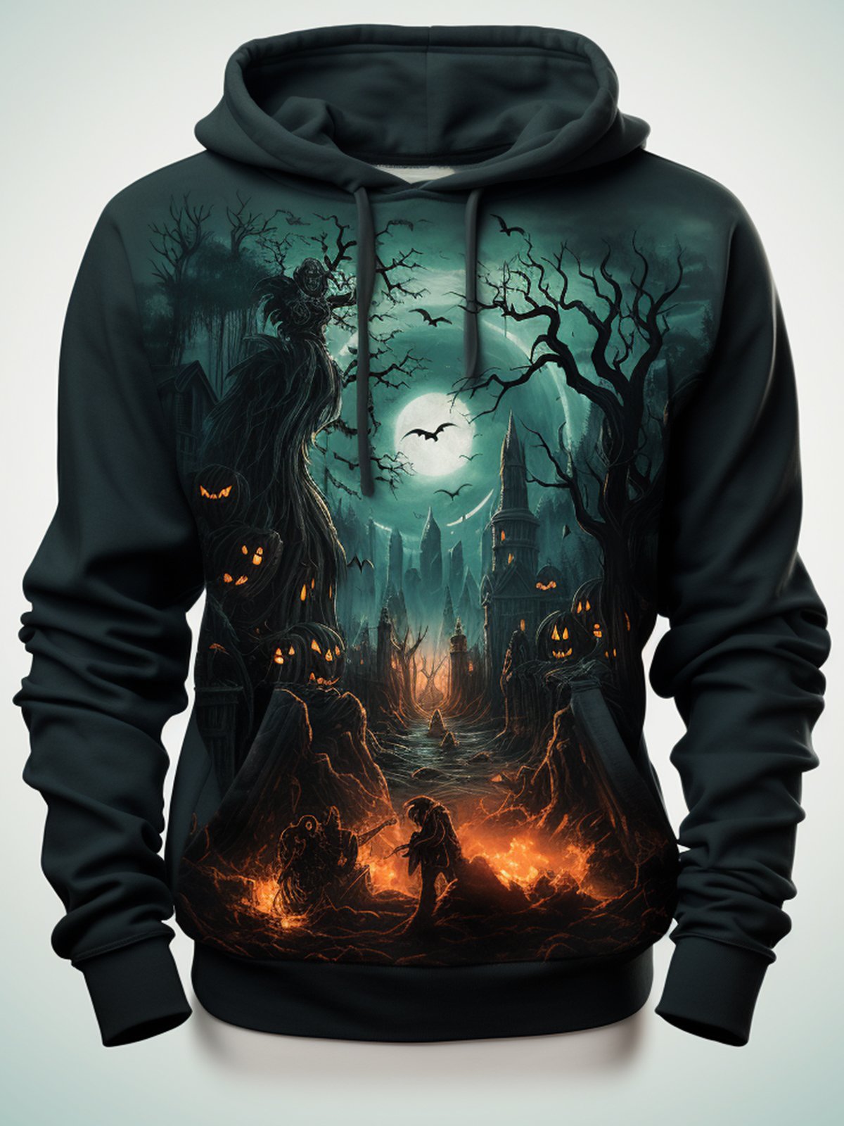 Halloween Carnival Retro Couple Sweatshirts