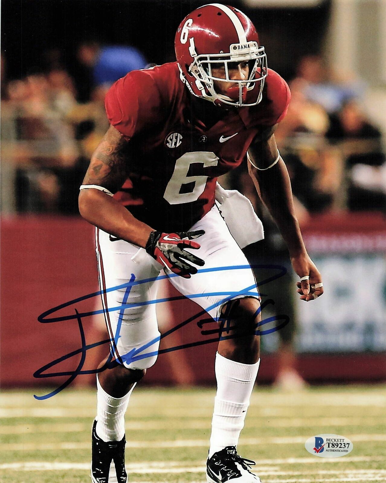 Ha Ha Clinton-Dix signed 8x10 Photo Poster painting BAS Beckett Alabama Crimson Tide Autographed