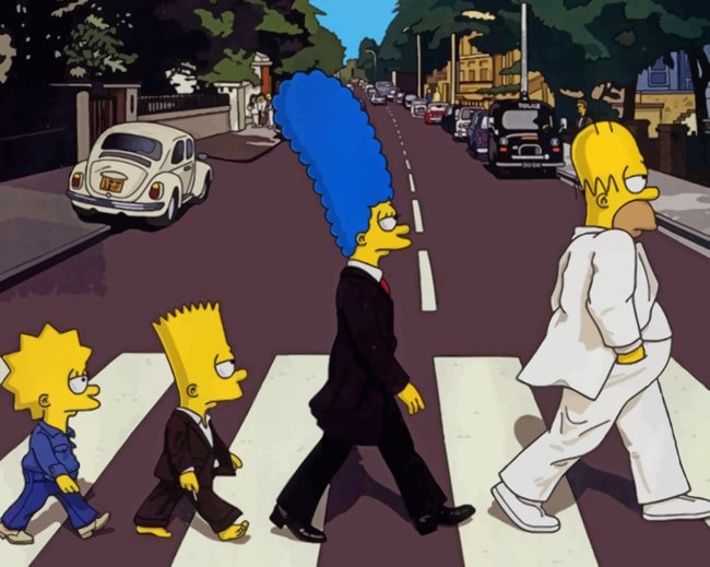 

The Simpsons Beatles – Paint By Numbers - 40*50CM, 501 Original