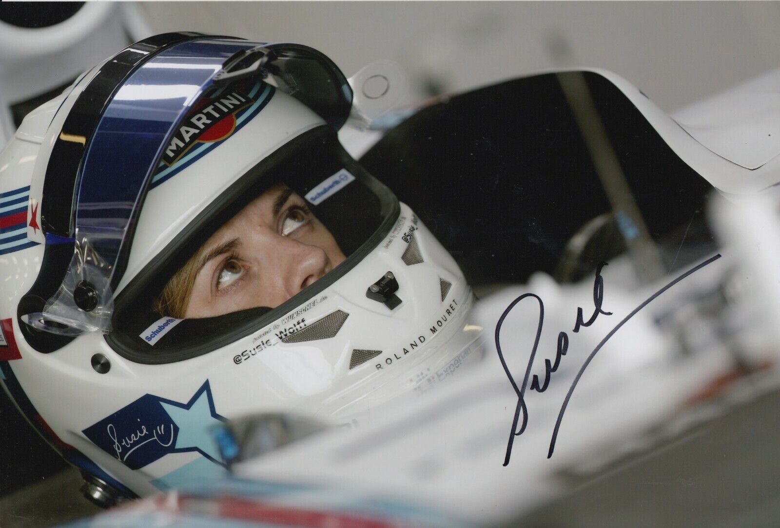 Susie Wolff Hand Signed 12x8 Photo Poster painting - F1 Autograph Williams 4.