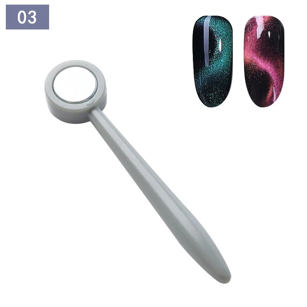 1pcs Nail Art Magnet Stick Cat Eye Effect Powerful Magnet Nail Tool Which Can Be Used To Polish The Nails with UV Gel for Cats