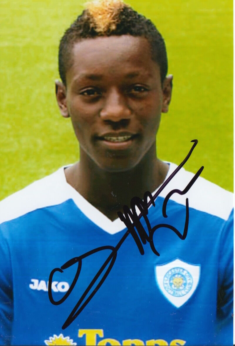 LEICESTER CITY HAND SIGNED MAX GRADEL 6X4 Photo Poster painting 1.