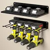2Pcs Wall Mount Power Tool Storage Holder for Workshop Garage (Upper Lower)
