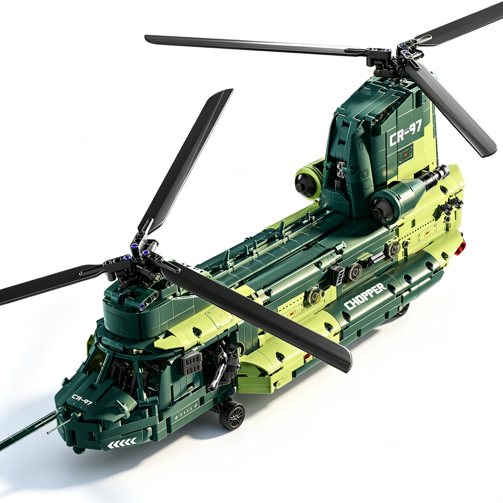 KAVOWORLD 99934 CH-47 Chinook Building Set | 1622 Pieces | 1:18 Scale