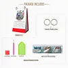 2027 New DIY Diamond Painting Flower Cross Desk Calendar Set 12-Month Flip Calendar Design Monthly Planner Office Desktop Decor