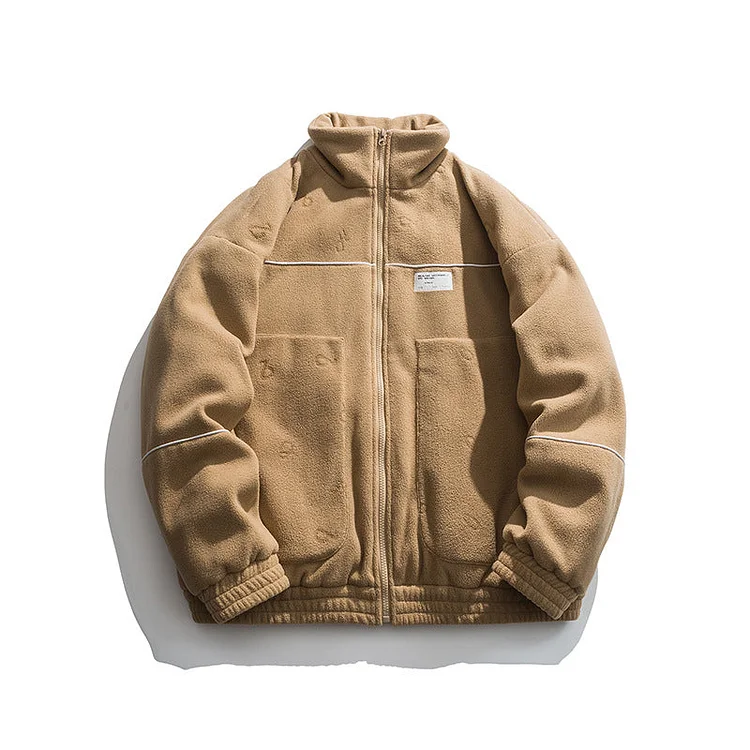 Man Fall Winter Outfis Winter Cotton-Padded Coat Men's Youth Loose Warm Cotton Coat Jacket