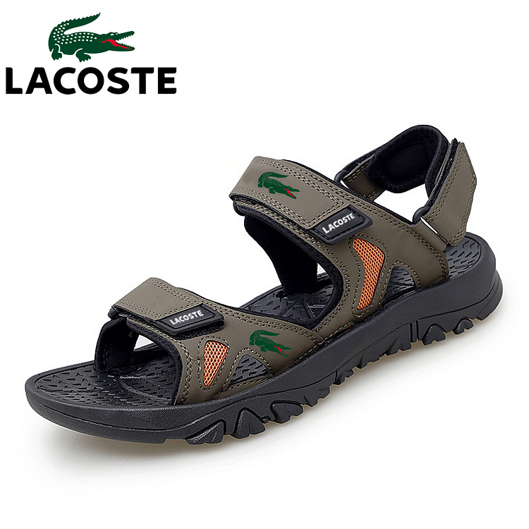Pánske klasické kožené sandále Lacoste z roku 2025