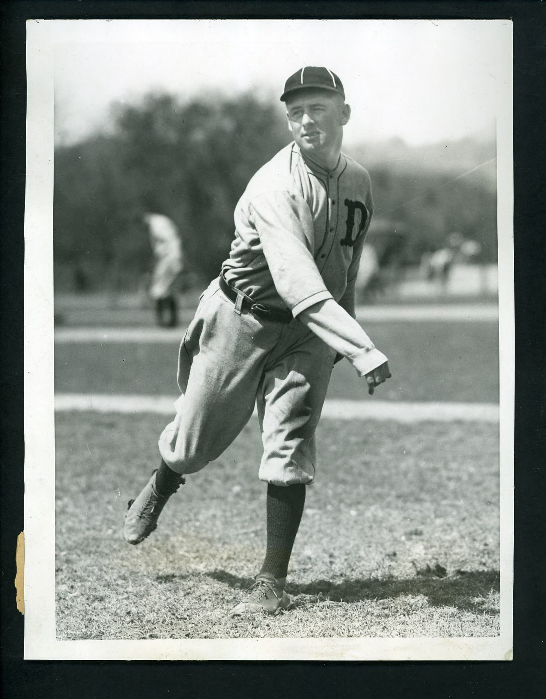 Bernie Boland circa 1917 Press Photo Poster painting Detroit Tigers