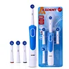 AZ-2 Pro Electric Toothbrush Rotating for Adults Deep Clean Power Battery Electric Tooth Brush + 4 Replaceable Tooth Brush Heads