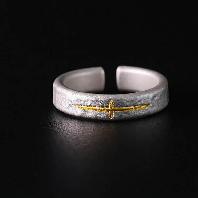 Coutureaura 999 Sterling Silver Starburst Ring