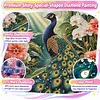4Pcs Animals and Flowers Special Shaped DIY Partial Drill Diamond Painting Kit for Adults Beginners Home Decor Diamonds Paintings Gem Art 30x30cm