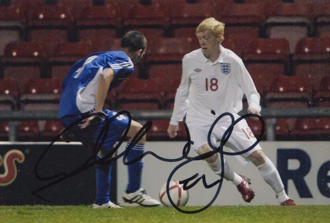 LUKE WILLIAMS HAND SIGNED 6X4 Photo Poster painting ENGLAND FOOTBALL AUTOGRAPH