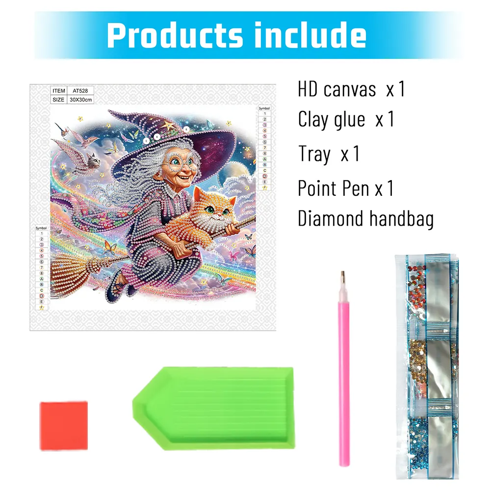 Diamond Painting - Partial Special Shaped Drill - Grandma(Canvas|30*30cm)