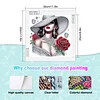 Diamond Painting-DIY Crystal Rhinestone Beauty