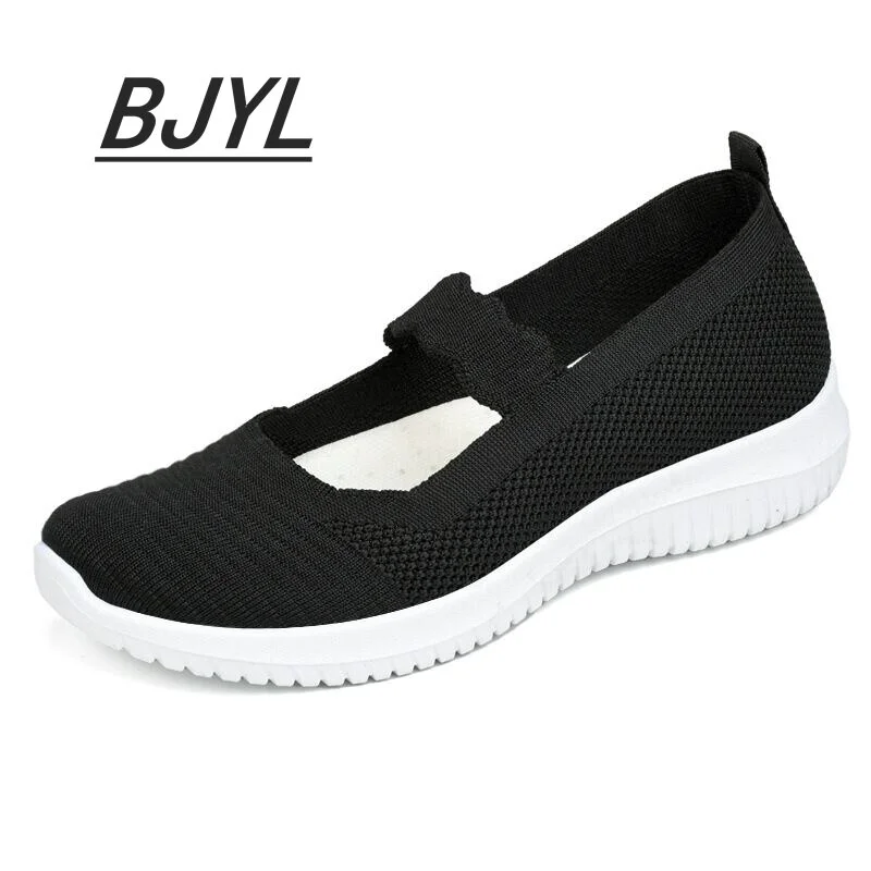 Qengg Women's Shoes 2021 New Mother Shoes Breathable Casual Women's Shoes Breathable Comfortable Wedge Shoes Women