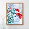 Diamond Painting -DIY Full Square Drill Snowman Bird