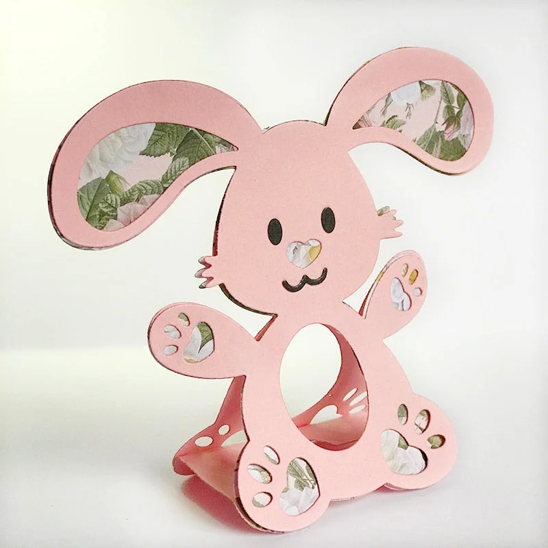 TP 2021 New Arrival Easter Bunny Egg Holder Metal Cutting Dies for DIY Scrapbooking album Decorative Embossing DIY Paper Cards