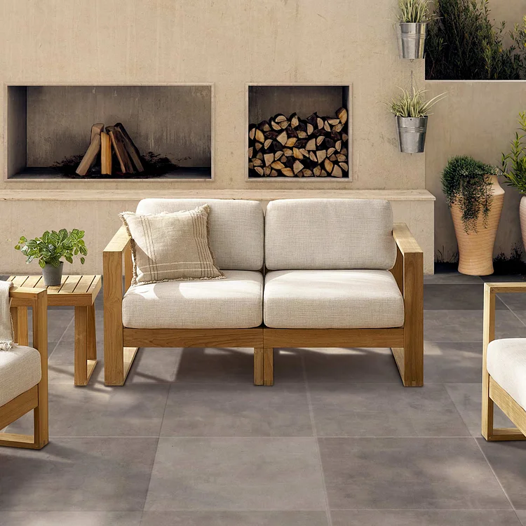 Rio Outdoor Teak Loveseat