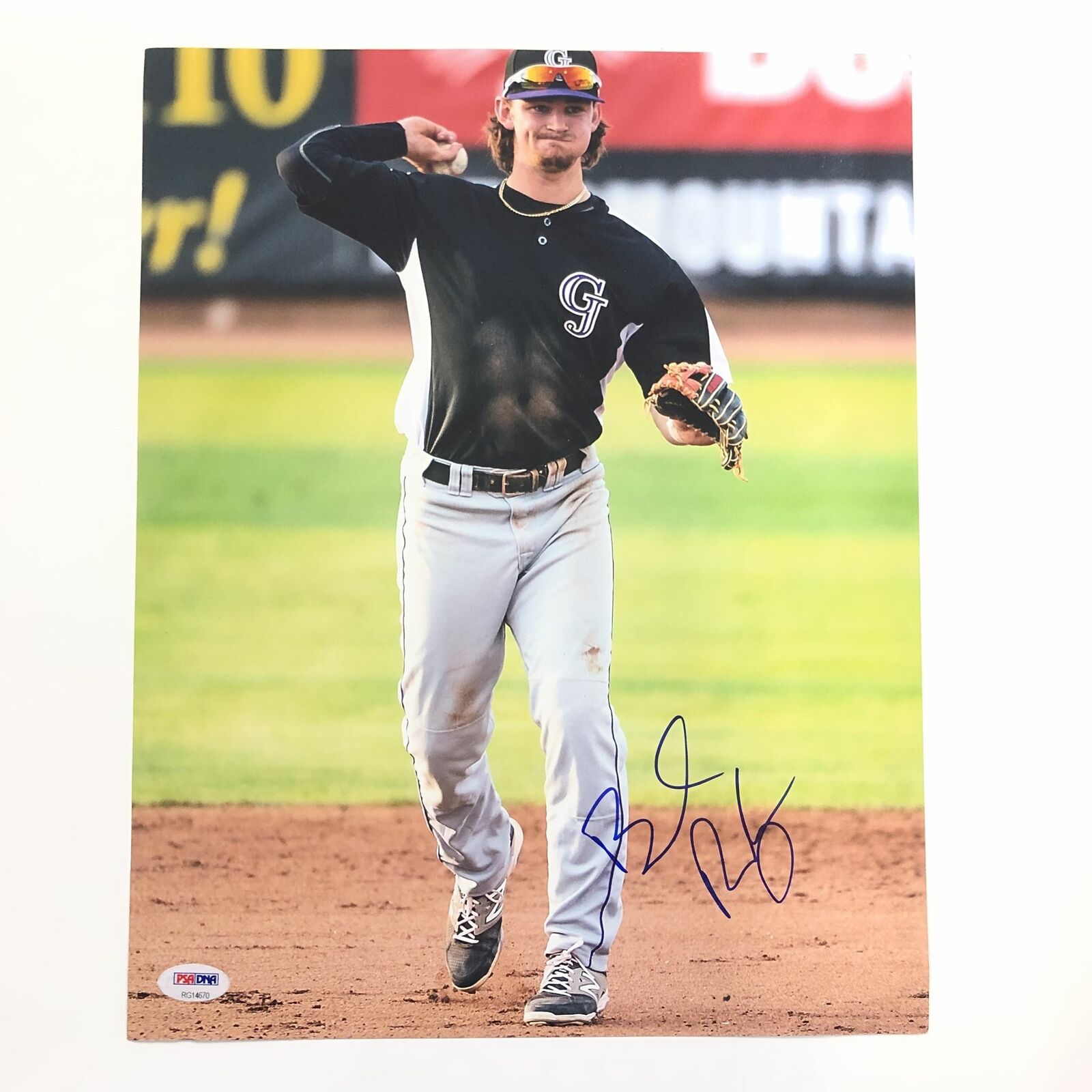 Brendan Rodgers signed 11x14 Photo Poster painting PSA/DNA Colorado Rockies autographed