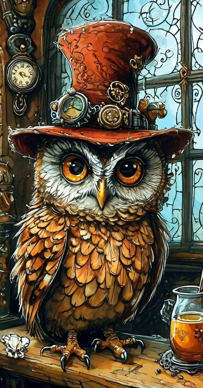 Owl 40*75CM(Canvas) Diamond Painting gbfke