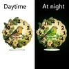 Acrylic Special Shape Flower Bird Diamond Painting Art Clock Ornaments Kit