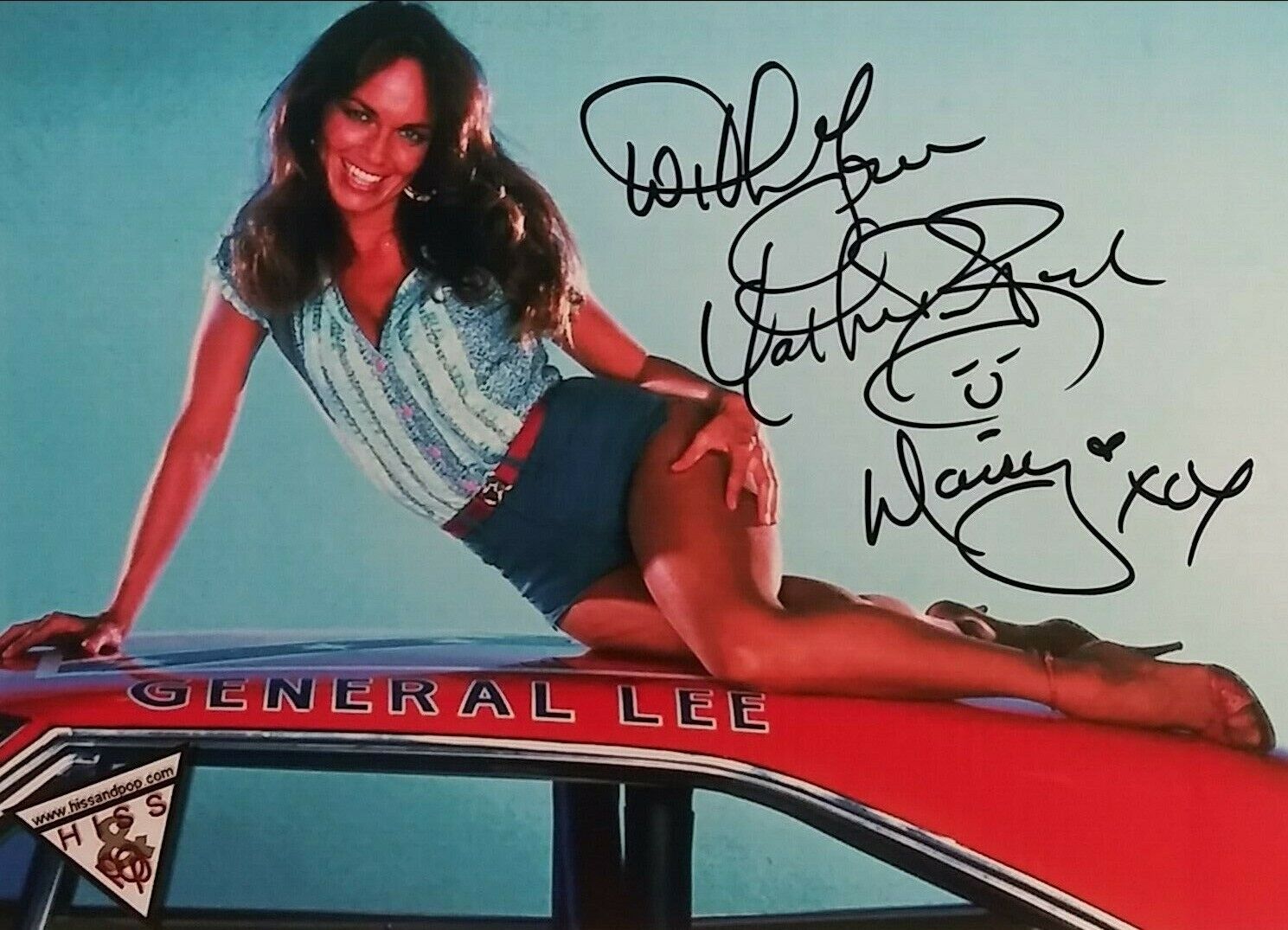 Catherine Bach signed 8 x 10