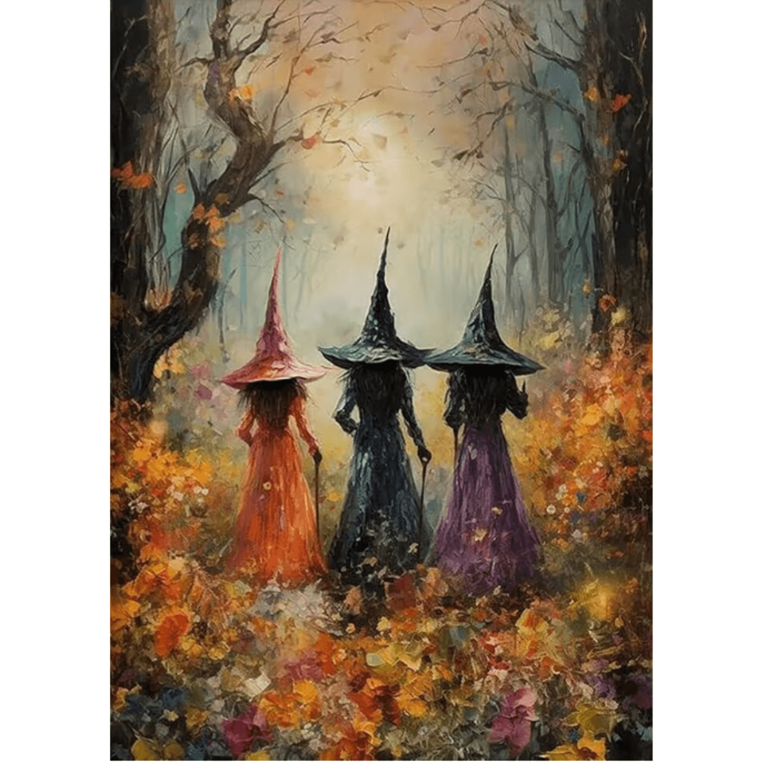 Witch Sorceress-Paint by Numbers
