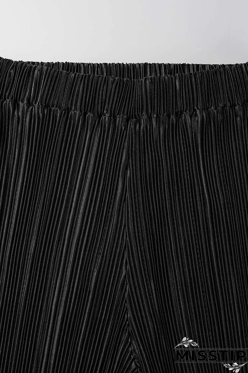 Black Casual Solid Patchwork Turndown Collar Long Sleeve Two Pieces