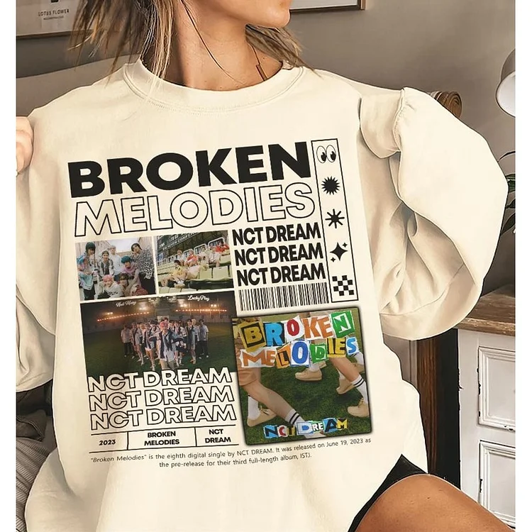 NCT DREAM Album ISTJ Broken Melodies Printed Sweatshirt