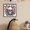 Diamond Painting-DIY Crystal Rhinestone Butterfly Skull（40*40CM)