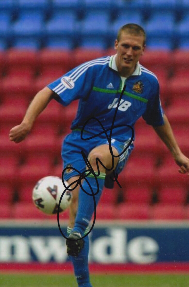 WIGAN HAND SIGNED JASON DE VOS 6X4 Photo Poster painting.