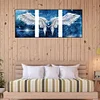 Diamond Painting-DIY Full Round Drill 3 Panel Love Angel Wings（90*40cm）