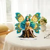DIY Peacock Elf Special Shaped Diamond Painting Desktop Ornaments