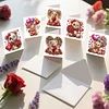 12Pcs Valentines Bear Dog DIY Diamond Painting Greeting Cards for Adults Gifts