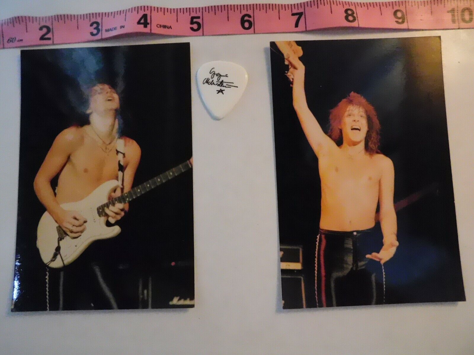 Yngwie Malmsteen RARE Original Photo Poster painting & guitar pic S5