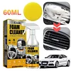 60ml Car Interior Foam Cleaner Foam Cleaning Agent Car Interior Wash Maintenance