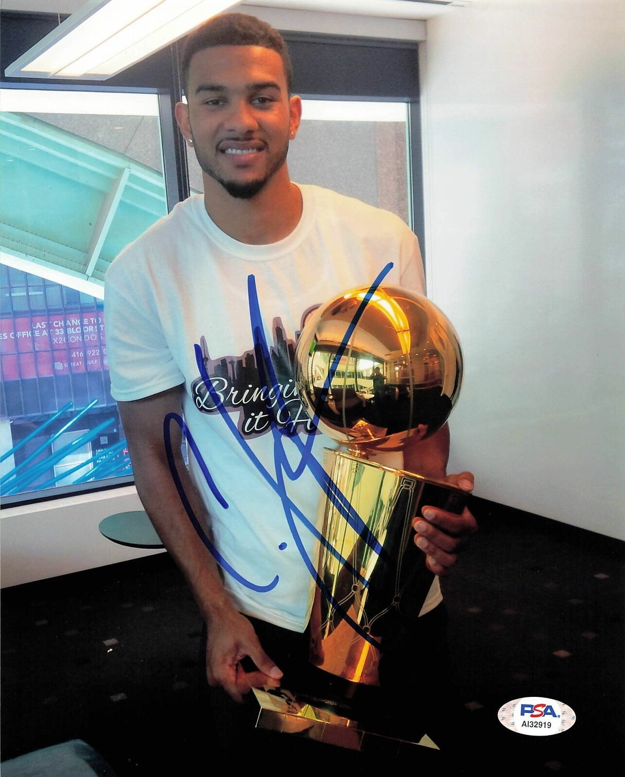 Corey Joseph signed 8x10 Photo Poster painting PSA/DNA Toronto Raptors Autographed