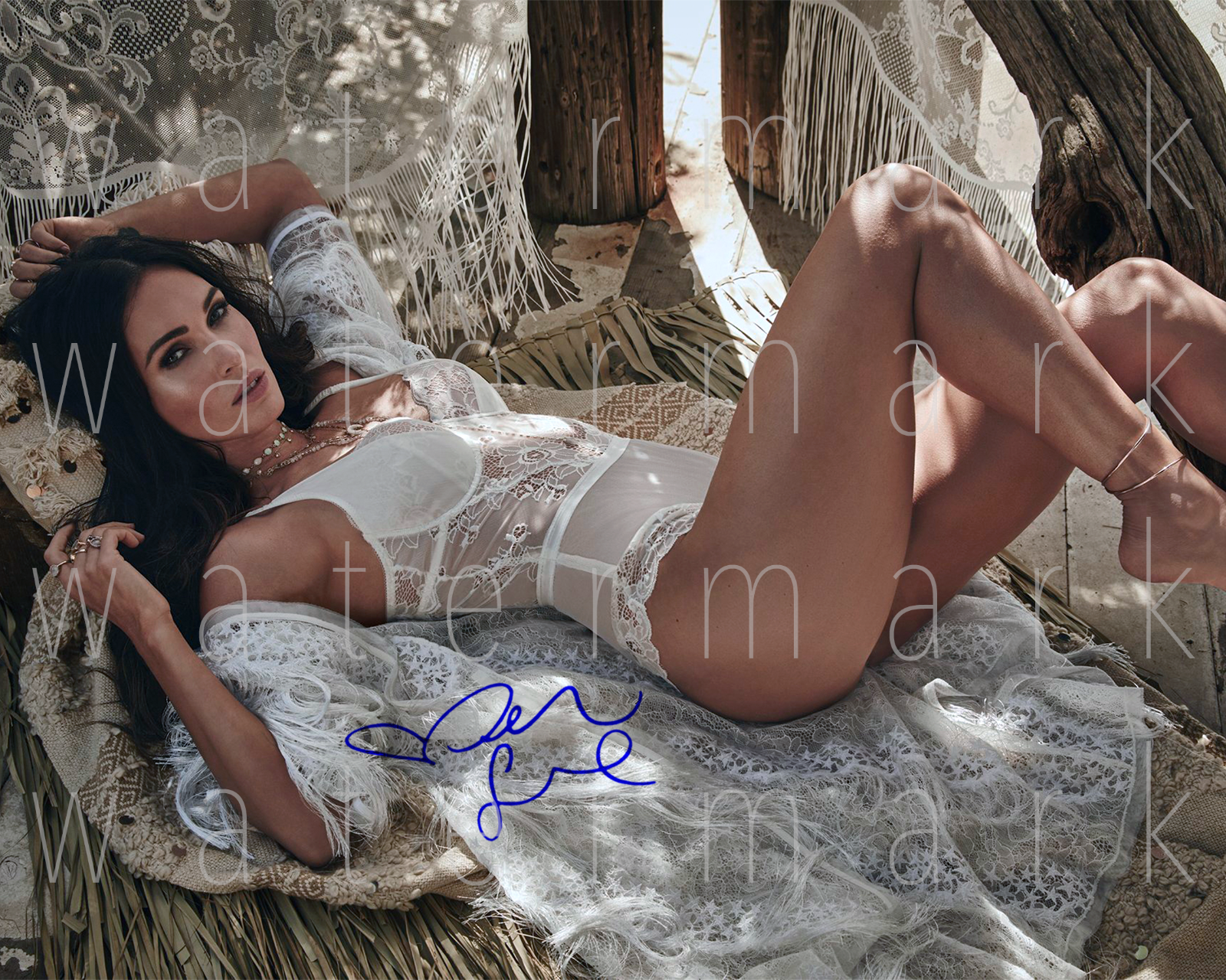 Megan Fox sexy hot signed 8x10 inch Photo Poster painting wall art poster picture autograph RP