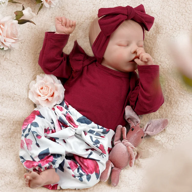 Babeside 17" Reborn Toddler Baby Dolls Smile Asleep Girl Twinnie Looks Real