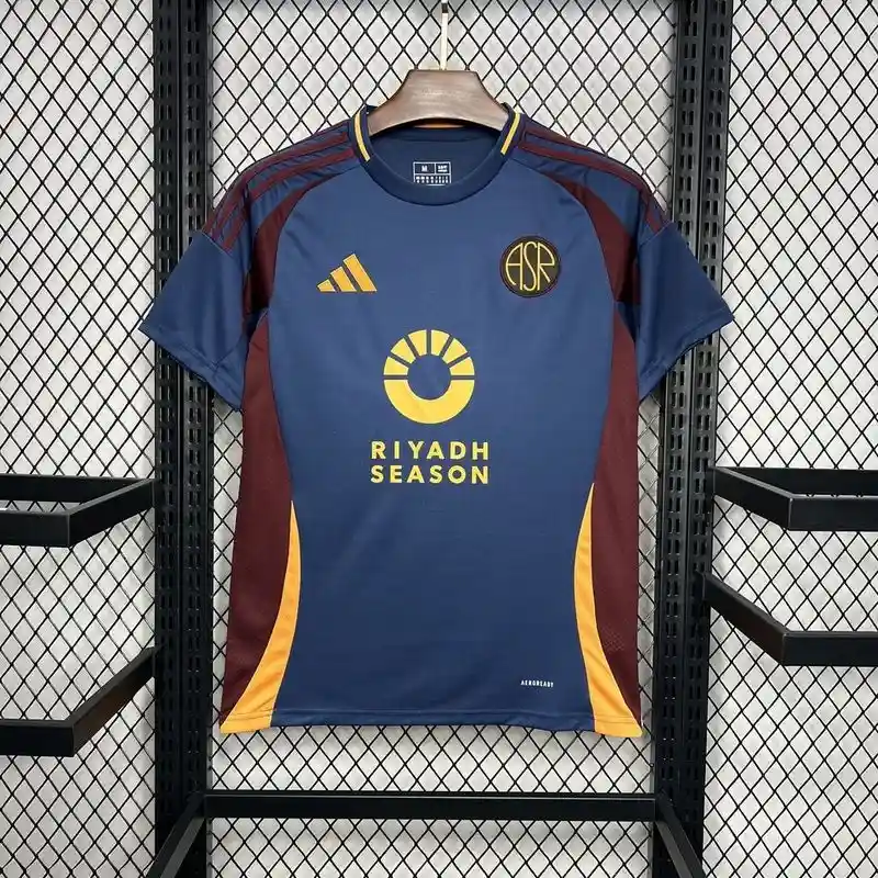 24/25 Player AS Roma Soccer Jersey Second Away