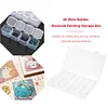 28 Lattices Transparent Container Diamond Painting Accessories Storage Box